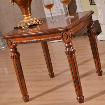 Chinese carving tea table design standard size tea table and chairs