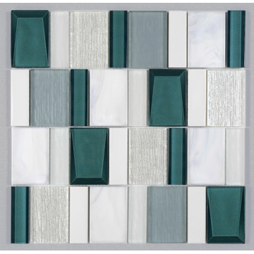 Ceramic mosaic tiles for indoor use