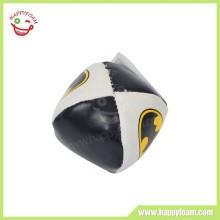 Plastic juggling ball plastic open