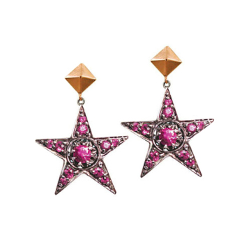 Clearance star rhinestone drop earrings for women