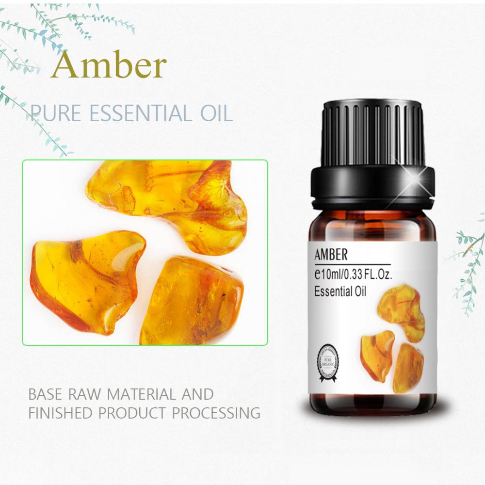 private label top quality 10ml therapeutic grade amber oil