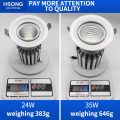 40W Downlight High Lumen Dimming Scheinwerfer für die Station