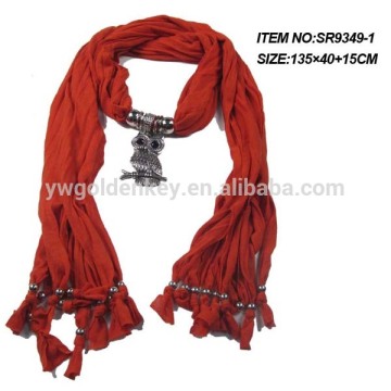 2015 Mental Ornaments wholesale women jewelry scarf