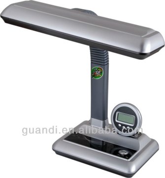 Elegant table lamp with clock