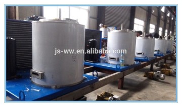 Flake ice machine evaporator/seawater salt water flake ice machine