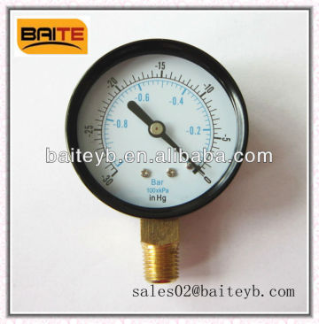 Standard dry pressure gauge, vacuum test gauge manufacturer