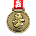 Niestandardowy metalowy medal maratonu 66