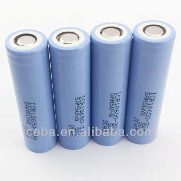 Samsung lithium ion battery cell 18650 3000mah 3.7v