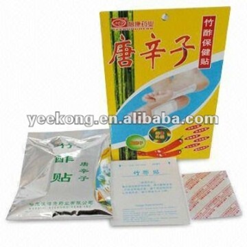 bamboo vinegar detox foot patch with chilli (CE certificate)