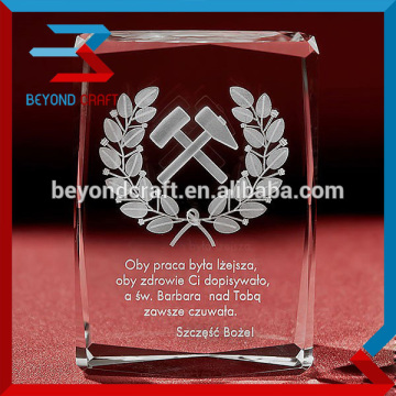 Newest 3d Laser Etched Crystal Cube for Gift Souvenirs