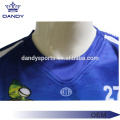 Última camisa masculina de rugby de sublimação personalizada