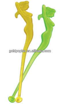 novelty glass drink stirrers