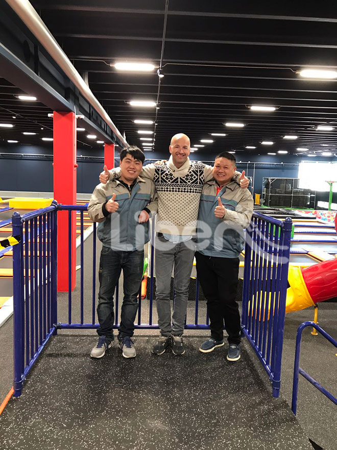 indooor trampoline park in sweden