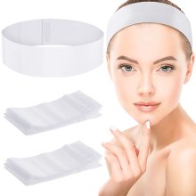 Stretchable Non-Woven Disposable Spa Facial Headbands for Skin Care
