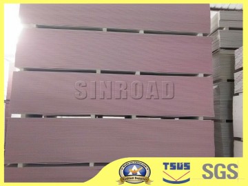 Moisture resistant drywall plasterboard price high quality gypsum design boards