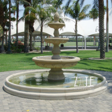 Factory Direct Sale Outdoor basin garden stone marble fountain sculpture