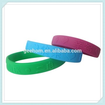 bracelet silicon elastic silicon bracelet soccer silicone wristband