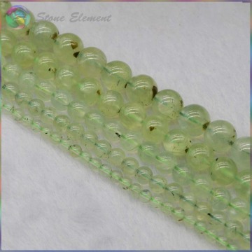 Good Quality Natural Prehnite Loose Round Beads 4mm,6mm,8mm,10mm,12mm