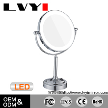 LY-2011D chromed double sides desktop cosmetic mirror