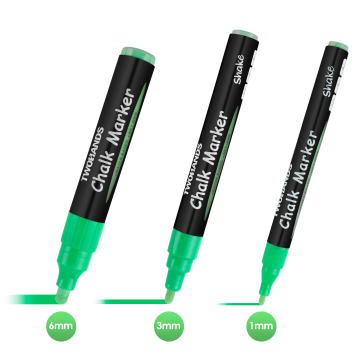 6mm Jumbo Tip Water-Based Erasable Liquid Chalk Markers - 8 Color Set