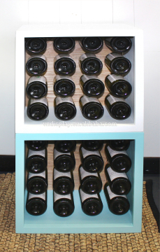 Antique Wooden Wine Rack , Handmade Wooden Wine Rack , Wooden Cube Box