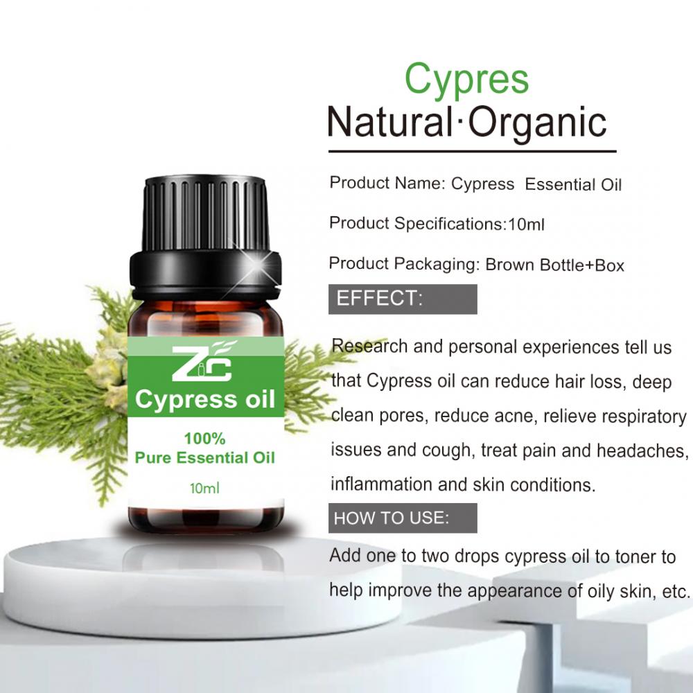 Best Prices 100% Organic Cypress Oil For Fragrance