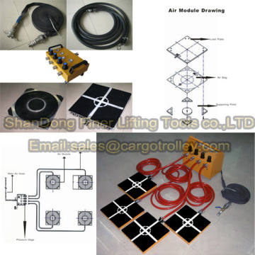 Air casters load moving equipment