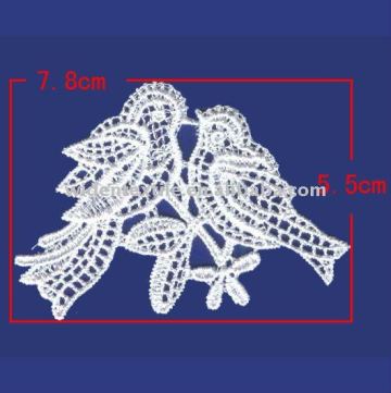 100% cotton Embroidery lace patch