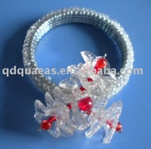beaded flower napkin ring, decoration napkin holder
