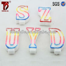 craved cake letter candle