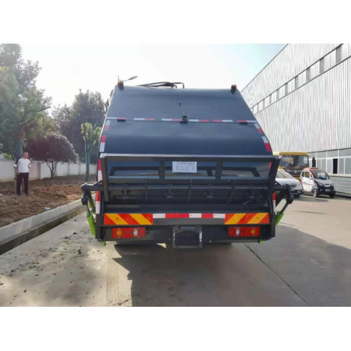 12ton compressed waste collection truck hang garbage bins