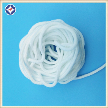 White Round Elastic Band For Face Masks