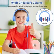 Kids study USB Wired Headphone with Microphone headset