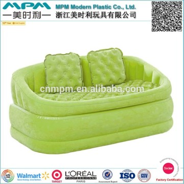 New design inflatable flocked sofa , inflatable flocked air bed,inflatable bedroom/outdoor furniture