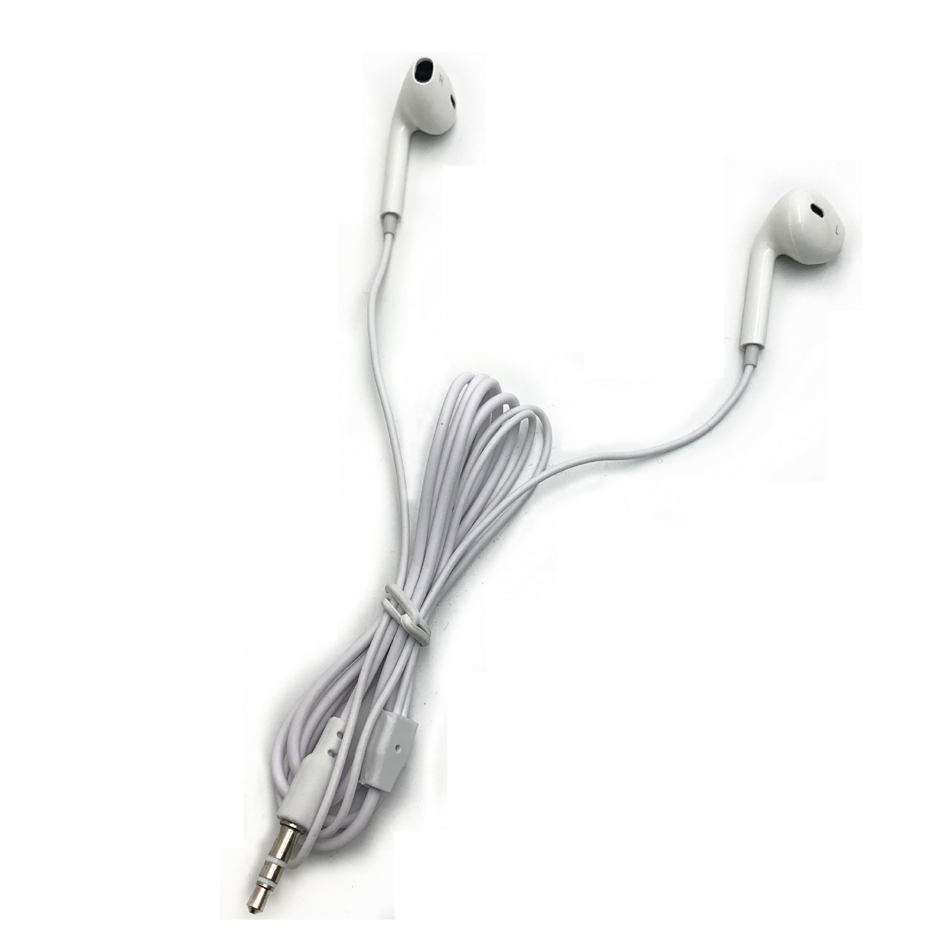 white earphone