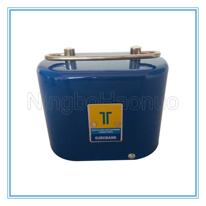 Custom Metal Lock Coin Bank With Key
