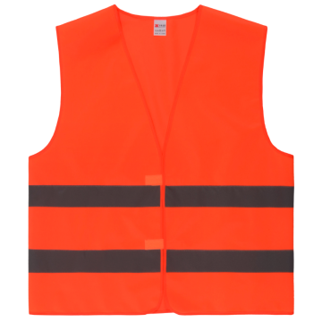 Knitted tricot good quality reflective warning vest