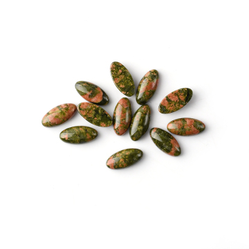 Wholesale Marquise Cut Stones Bulk Unakite Tumbled Stones