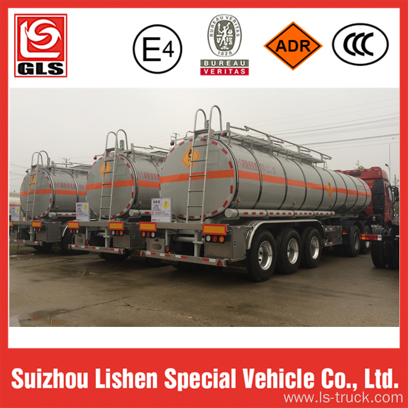 Liquid ammonium nitrate transport trailer