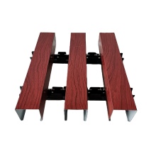 Faddish Simple Aluminum Baffle Linear Ceiling for Airport Corridor