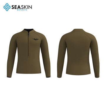 Seaskin Comfortable Diving Suit Men's Jacket Wetsuit Top