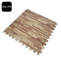 Puzzle Exercise Mat EVA Foam Wood-grain Interlocking Tiles