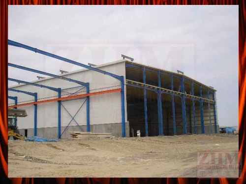 2014 new design prefabricated steel structural warehouse shed