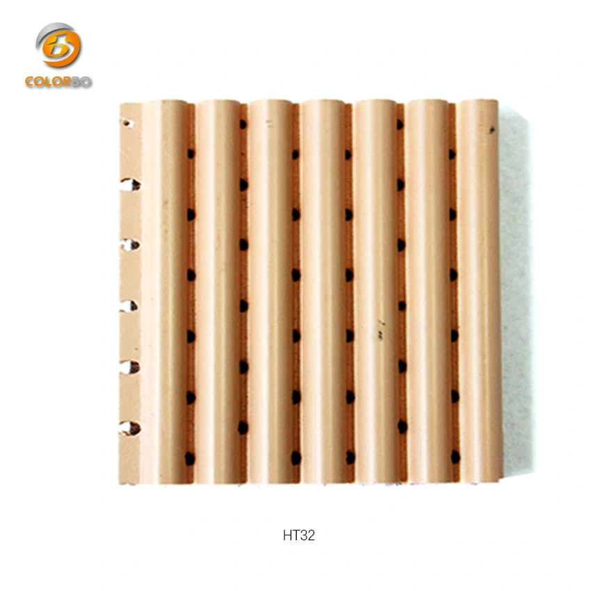 MDF Board Sound Proofing Material Perforation Wooden Timber Acoustic Wall Panels