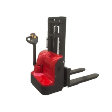 Biased all electric forklift