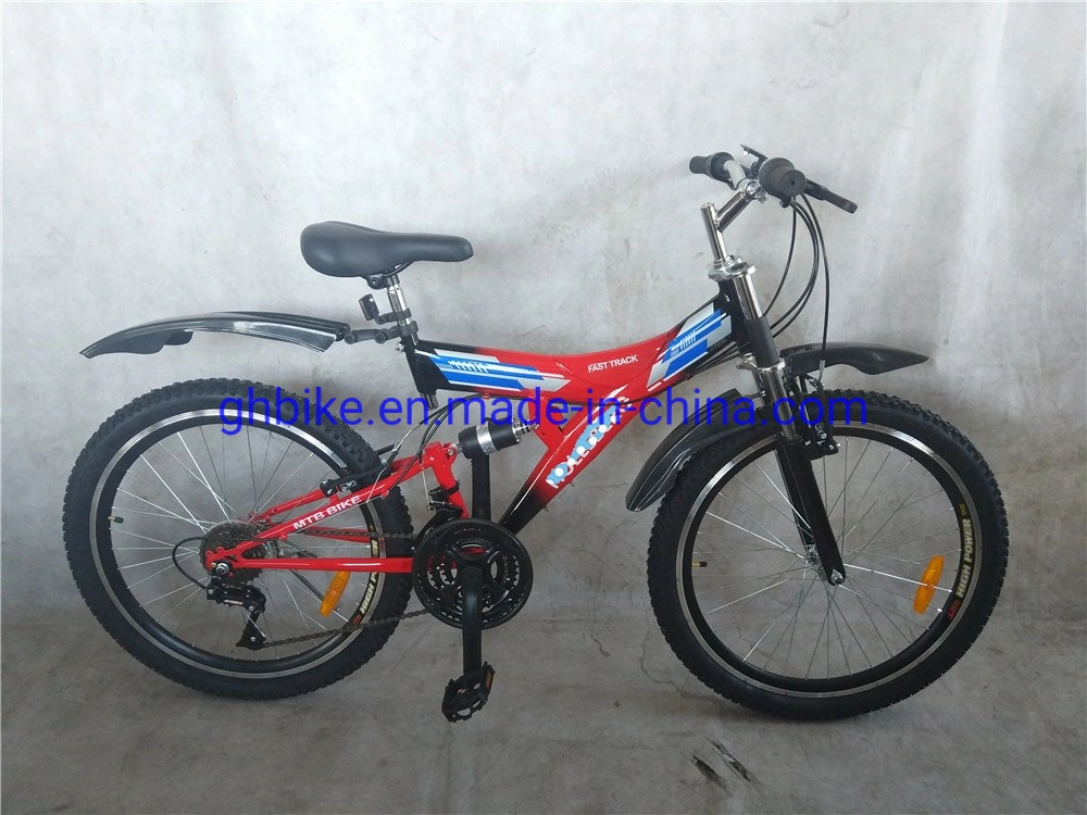 21 Speed Cheap Price Steel Frame Full Suspension Downhill Mens Mountain Bicycles for Adult MTB Bikes