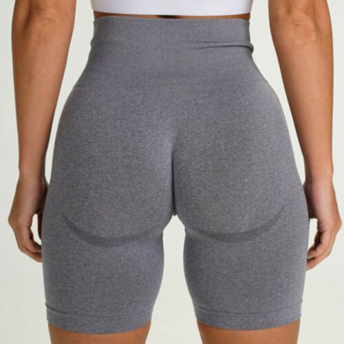 Short de sport taille haute pour femme