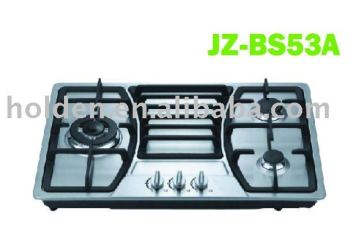 CE standard built in gas cooker stove with 3 burner