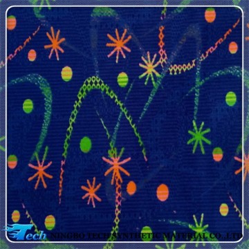 Splash design Screen printing auto fabric/bus fabric/car seat cover fabric polyester