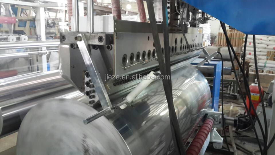 Three Screw Machine Food Plastic Wrap Pe Stretch Film Making Machines